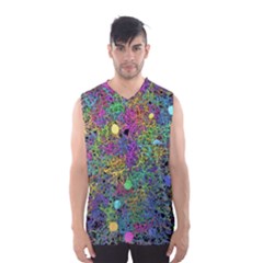 Starbursts Biploar Spring Colors Nature Men s Basketball Tank Top by BangZart