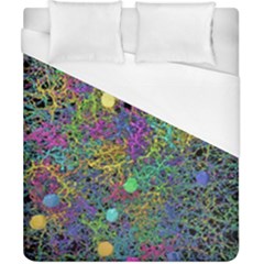 Starbursts Biploar Spring Colors Nature Duvet Cover (california King Size) by BangZart