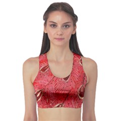 Red Peacock Floral Embroidered Long Qipao Traditional Chinese Cheongsam Mandarin Sports Bra by BangZart