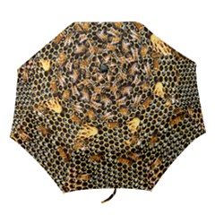 Queen Cup Honeycomb Honey Bee Folding Umbrellas by BangZart