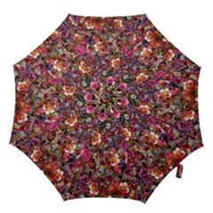 Psychedelic Flower Hook Handle Umbrellas (large) by BangZart