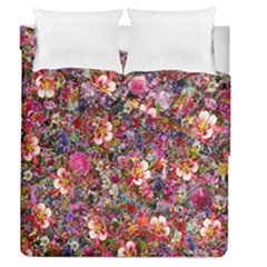 Psychedelic Flower Duvet Cover Double Side (queen Size) by BangZart