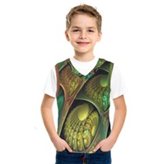 Psytrance Abstract Colored Pattern Feather Kids  Sportswear by BangZart