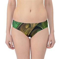 Psytrance Abstract Colored Pattern Feather Hipster Bikini Bottoms by BangZart