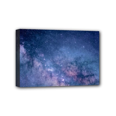 Galaxy Nebula Astro Stars Space Mini Canvas 6  X 4  by paulaoliveiradesign