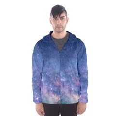 Galaxy Nebula Astro Stars Space Hooded Wind Breaker (men) by paulaoliveiradesign