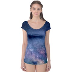 Galaxy Nebula Astro Stars Space Boyleg Leotard  by paulaoliveiradesign