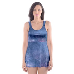 Galaxy Nebula Astro Stars Space Skater Dress Swimsuit by paulaoliveiradesign