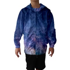 Galaxy Nebula Astro Stars Space Hooded Wind Breaker (kids) by paulaoliveiradesign