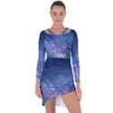 Galaxy Nebula Astro Stars Space Asymmetric Cut-Out Shift Dress View1