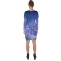 Galaxy Nebula Astro Stars Space Asymmetric Cut-Out Shift Dress View2