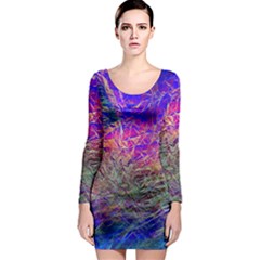 Poetic Cosmos Of The Breath Long Sleeve Bodycon Dress by BangZart