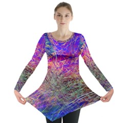 Poetic Cosmos Of The Breath Long Sleeve Tunic  by BangZart