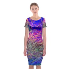 Poetic Cosmos Of The Breath Classic Short Sleeve Midi Dress by BangZart