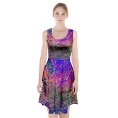 Poetic Cosmos Of The Breath Racerback Midi Dress by BangZart