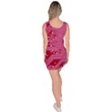 Pink Circuit Pattern Bodycon Dress View4