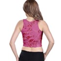 Pink Circuit Pattern Racer Back Crop Top View2