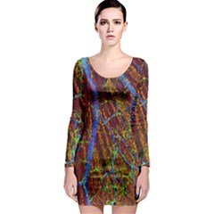 Neurobiology Long Sleeve Bodycon Dress by BangZart