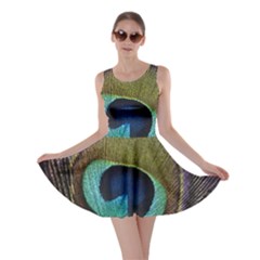 Peacock Feather Skater Dress by BangZart