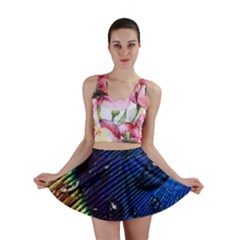 Peacock Feather Retina Mac Mini Skirt by BangZart