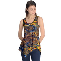 Pattern Bright Sleeveless Tunic by BangZart