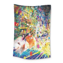 Multicolor Anime Colors Colorful Small Tapestry by BangZart