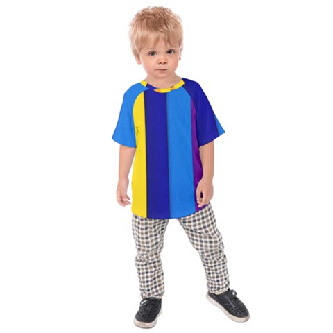 Paper Rainbow Colorful Colors Kids Raglan Tee by paulaoliveiradesign