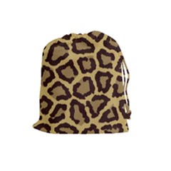 Leopard Drawstring Pouches (large) 