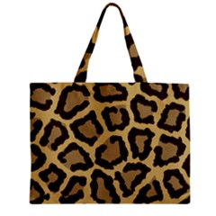 Leopard Zipper Mini Tote Bag by BangZart