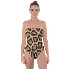 Leopard Tie Back One Piece Swimsuit by BangZart