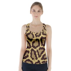 Leopard Racer Back Sports Top by BangZart