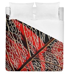 Leaf Pattern Duvet Cover (queen Size) by BangZart