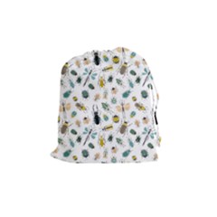 Insect Animal Pattern Drawstring Pouches (medium)  by BangZart