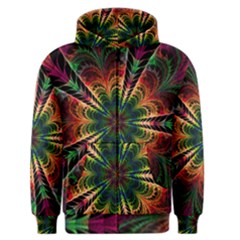 Kaleidoscope Patterns Colors Men s Zipper Hoodie by BangZart