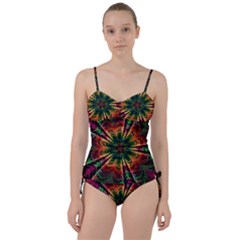 Kaleidoscope Patterns Colors Sweetheart Tankini Set