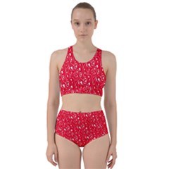 Heart Pattern Bikini Swimsuit Spa Swimsuit 