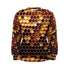 Honey Honeycomb Pattern Women s Sweatshirt by BangZart