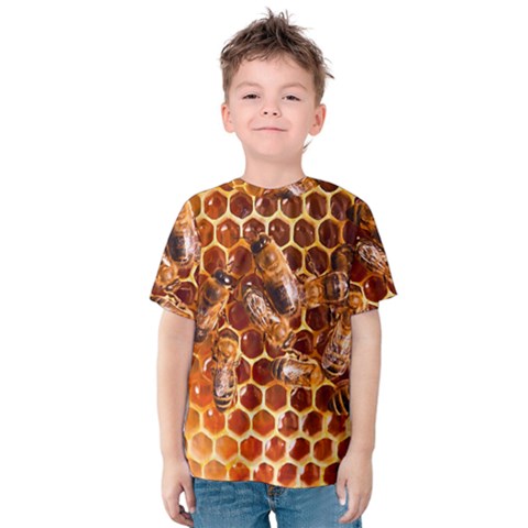 Honey Bees Kids  Cotton Tee by BangZart