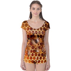 Honey Bees Boyleg Leotard  by BangZart