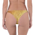 Gold Pattern Reversible Bikini Bottom View2