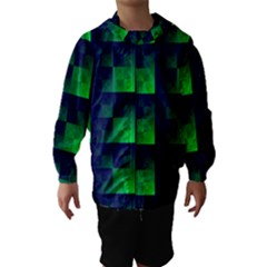 Fractal Hooded Wind Breaker (kids) by BangZart