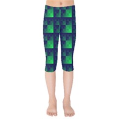 Fractal Kids  Capri Leggings  by BangZart