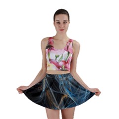 Fractal Tangled Minds Mini Skirt by BangZart