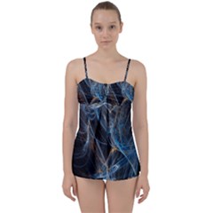 Fractal Tangled Minds Babydoll Tankini Set by BangZart