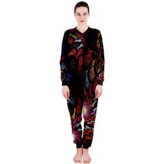 Fractal Swirls Onepiece Jumpsuit (ladies)  by BangZart