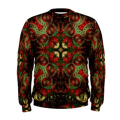 Fractal Kaleidoscope Men s Sweatshirt by BangZart