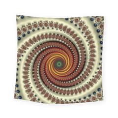 Fractal Pattern Square Tapestry (small) by BangZart