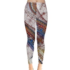 Fractal Circles Leggings  by BangZart