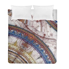 Fractal Circles Duvet Cover Double Side (full/ Double Size) by BangZart