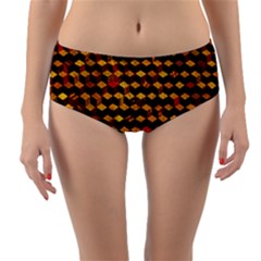 Fond 3d Reversible Mid-waist Bikini Bottoms by BangZart